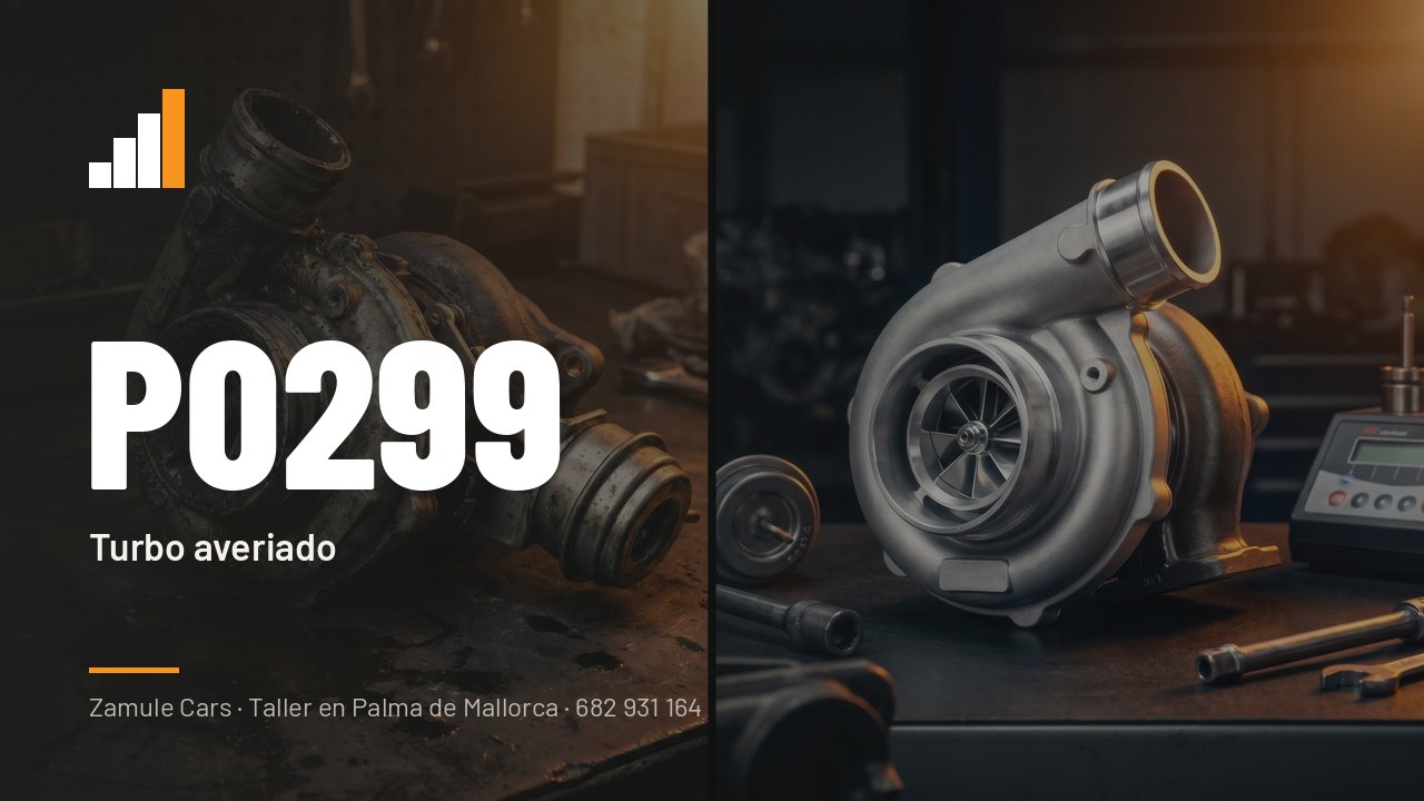 Turbo averiado: lo que significa el P0299 y por qué no siempre hay que cambiarlo