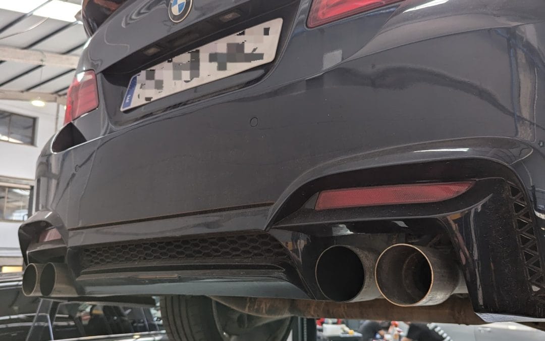 Trabajo de PreITV a un BMW 528i, coche premium en Palma
