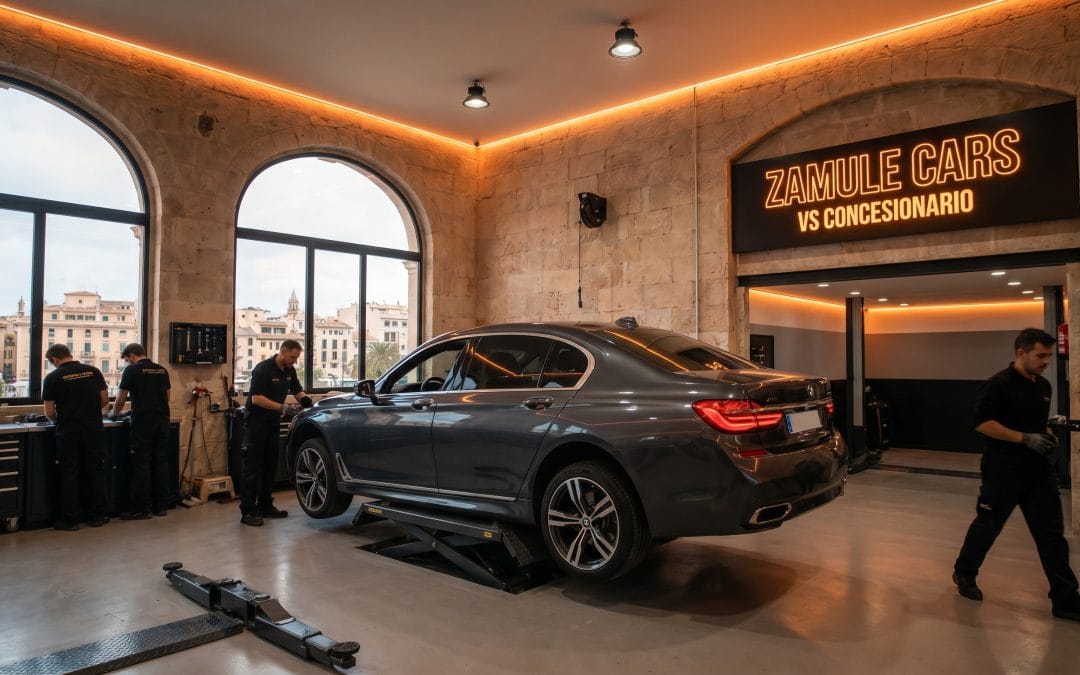 Taller BMW Mercedes Audi Palma vs concesionario