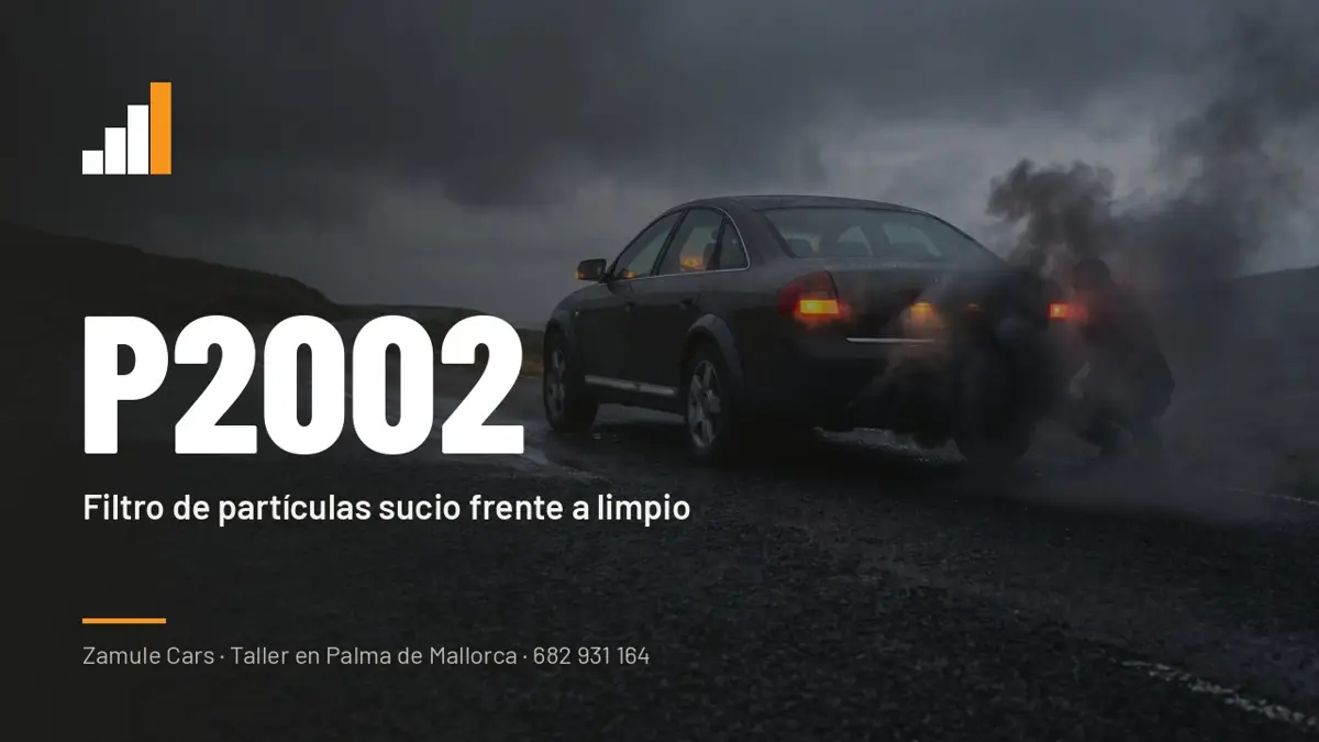 DPF sucio frente a limpio